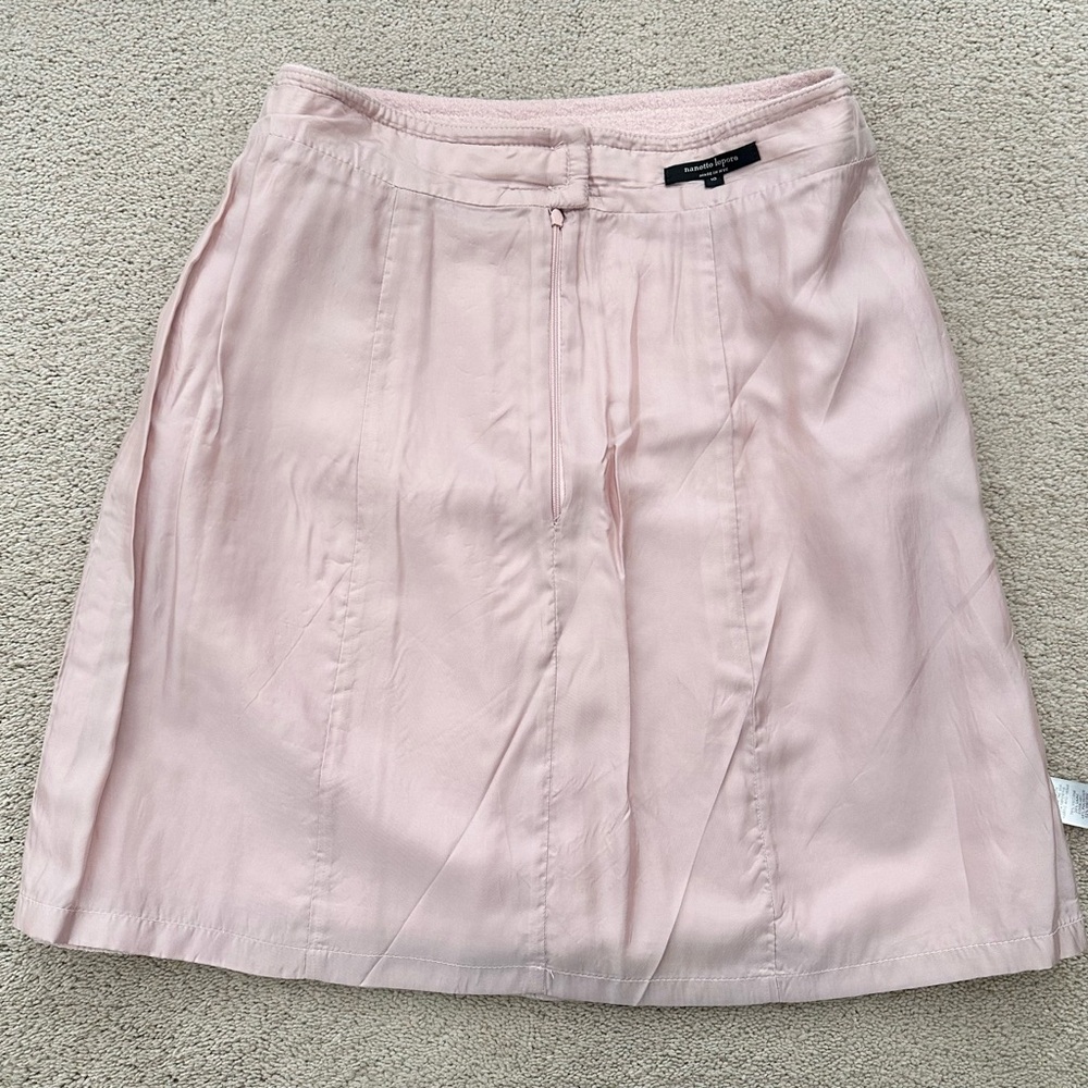 Nanette Lepore Soft Pink Wool Blend Skirt - Office / Tailored - Picture 13 of 15